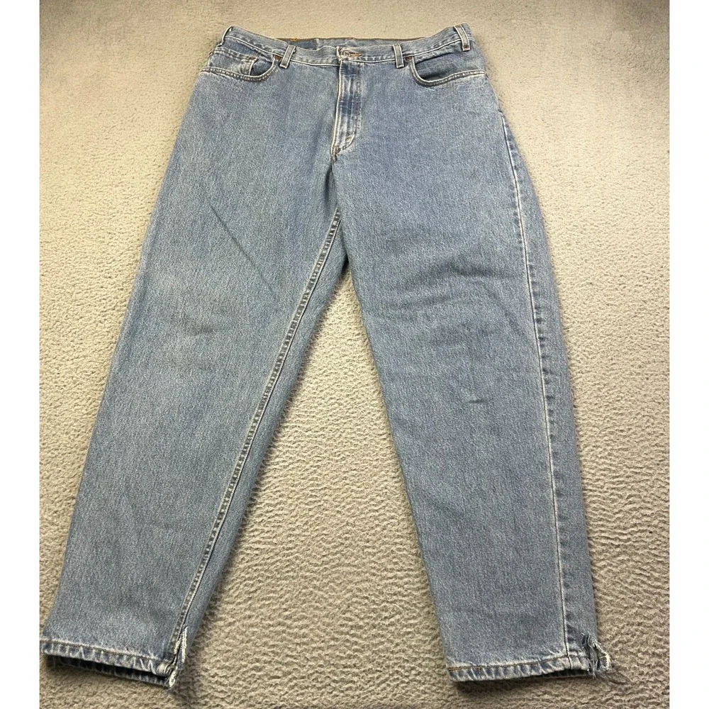 VTG Levis 560 Jeans Mens 38x32 Blue Loose Baggy Tapered Made In USA Y2K